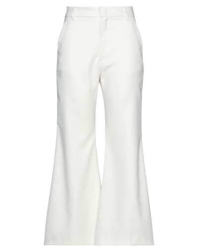 Shop Department 5 Woman Pants Ivory Size 28 Polyester, Viscose, Elastane In White