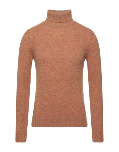 Shop Irish Crone Man Turtleneck Rust Size Xxl Wool In Red