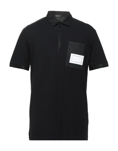 Shop Madd Polo Shirts In Black