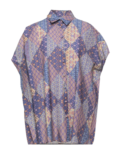 Shop Jijil Woman Shirt Light Purple Size 4 Cotton, Polyamide, Elastane