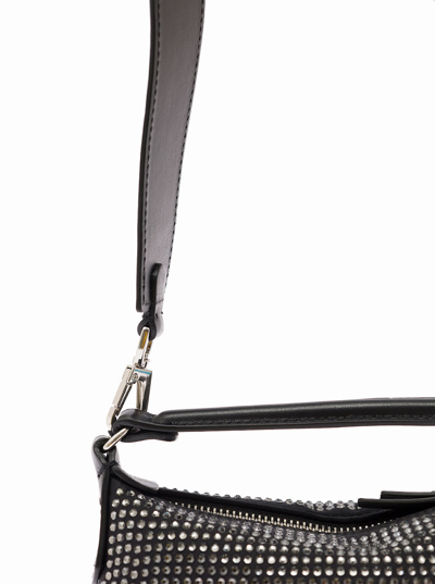 Shop Liu •jo Liu Jo Leonie Hanne Womans Hobo Mini Black Leather Handbag