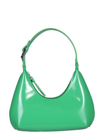 Shop By Far Mini Amber Shoulder Bag In Verde