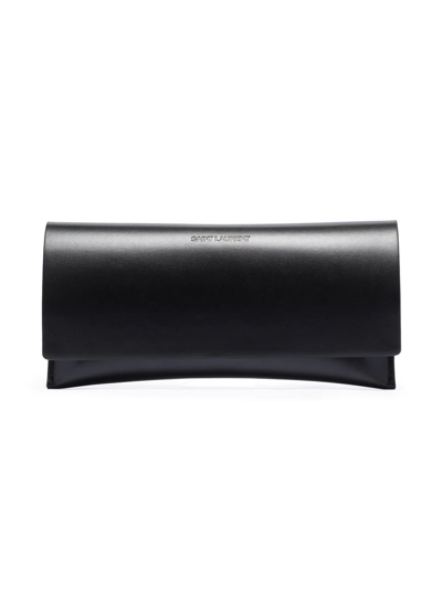 Saint Laurent Round-frame Sunglasses In Brown