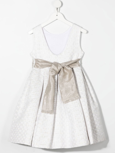 LA STUPENDERIA JACQUARD A-LINE DRESS 