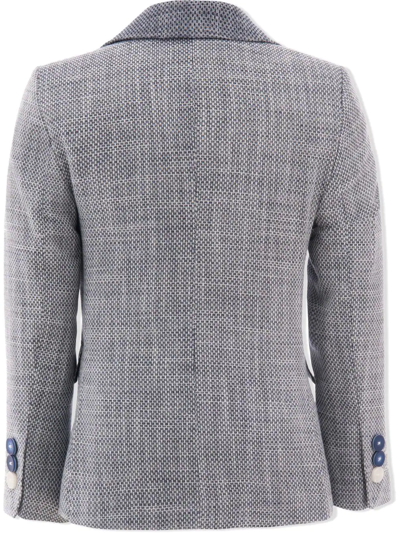 Moustache Single-breasted Blazer In Grey