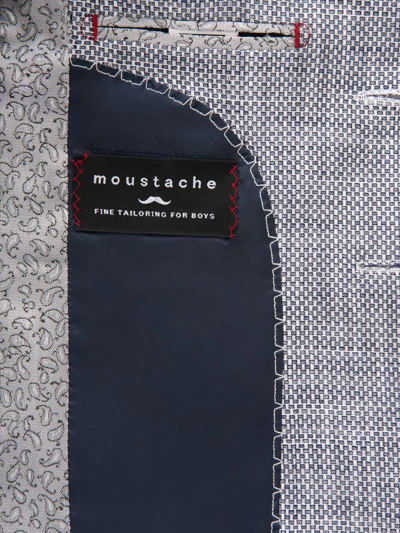 Moustache Single-breasted Blazer In Grey