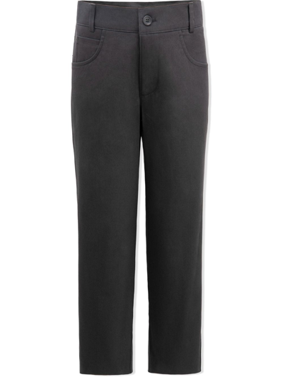 Shop Moustache Tailored Stretch-cotton Trousers In Grey