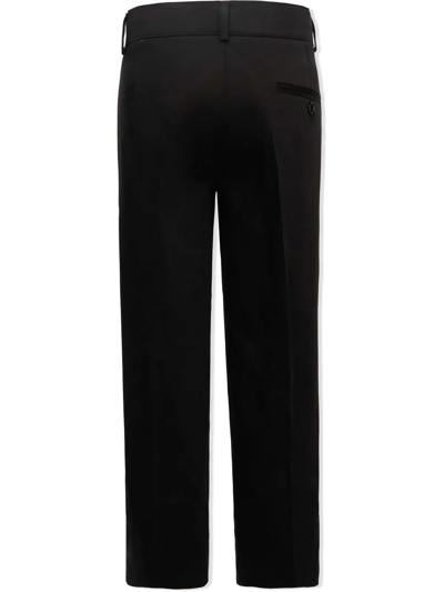 Shop Moustache Tailored Stretch-cotton Trousers In Black