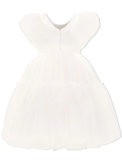 Shop Tulleen La Croix Tulle Dress In White