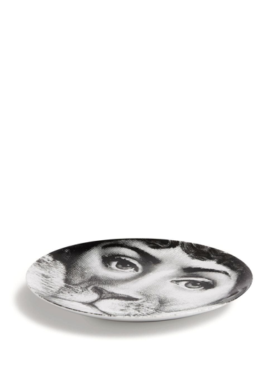 Fornasetti Tema E Variazioni N.143 Wall Plate In White