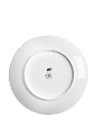 Fornasetti Tema E Variazioni N.143 Wall Plate In White