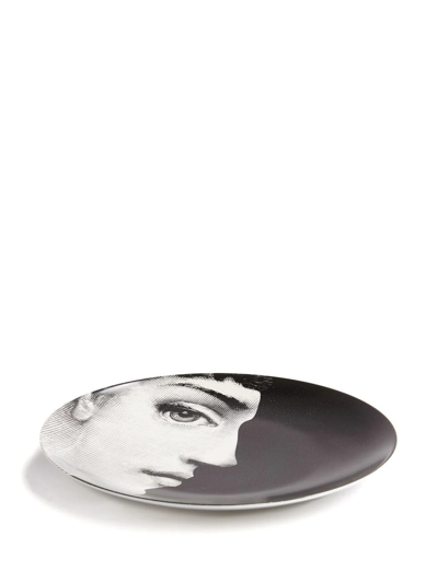 Fornasetti Tema E Variazioni N.114 Wall Plate In White