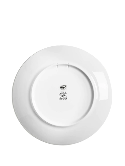 Fornasetti Tema E Variazioni N.205 Wall Plate In White