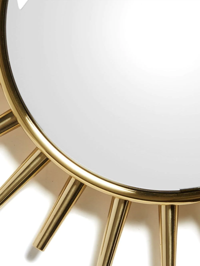 Fornasetti Raggiera Round Mirror In Gold