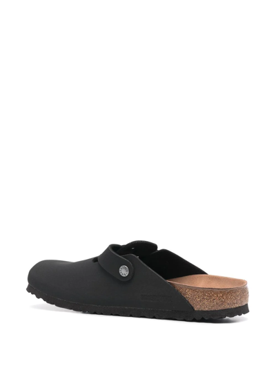 Shop Birkenstock Boston Clog Slippers In Black