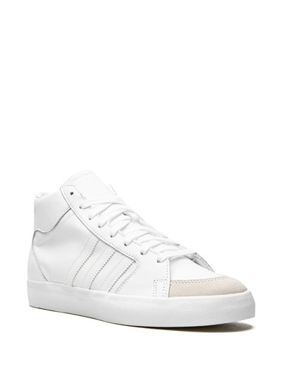 Adidas Originals Superskate Adv High-top Sneakers In White