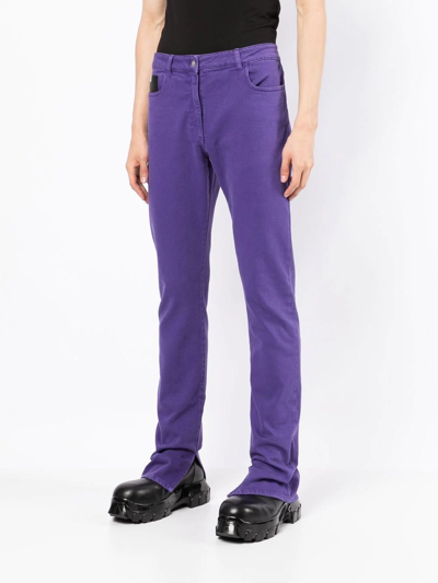 Shop Alyx Mid-rise Flared Jeans In Purple