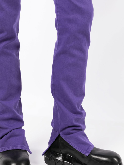 Shop Alyx Mid-rise Flared Jeans In Purple