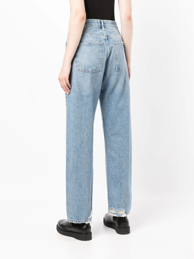 Shop Agolde '90s Straight Jeans In Blue
