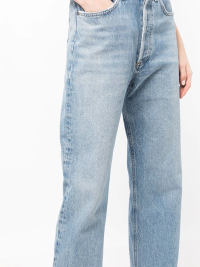 Shop Agolde '90s Straight Jeans In Blue