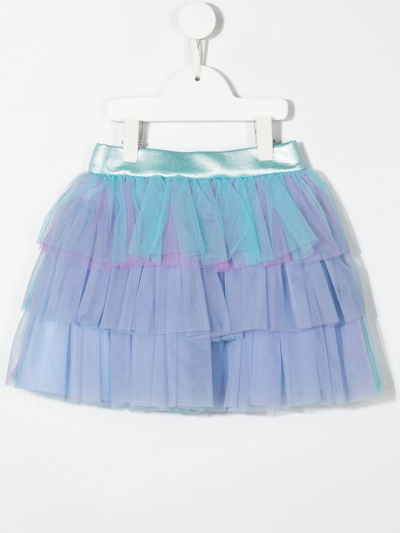 Shop Simonetta Cotton Tutu Skirt In Blue