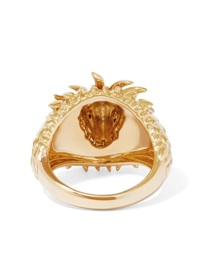 Shop Annoushka 18kt Yellow Gold Lion Ring