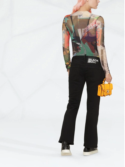 Dsquared2 Bell Bottom Trouser In Black