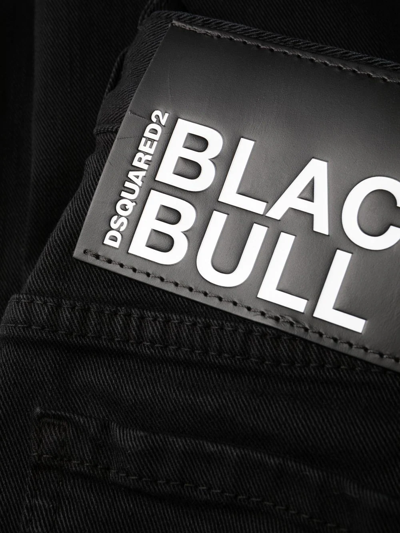 Dsquared2 Bell Bottom Trouser In Black