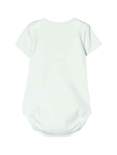 Shop Palm Angels White / Green Bodysuit Set Baby Boy In Multicolor