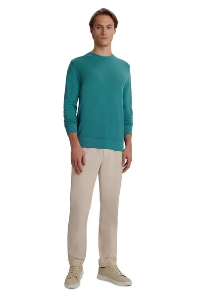 Bugatchi Men's Birdseye Cotton Crewneck Sweater In Celadon