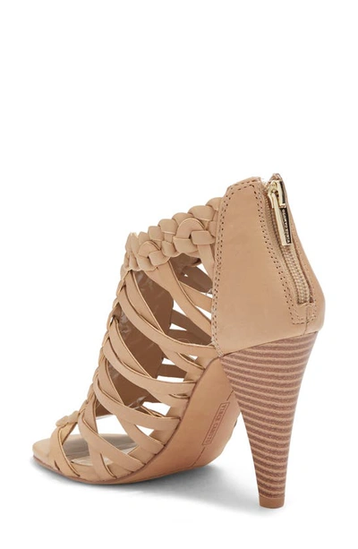 Vince Camuto Alaizah Braided Caged Sandal In Tortilla Soft Silky Leather At  Nordstrom Rack