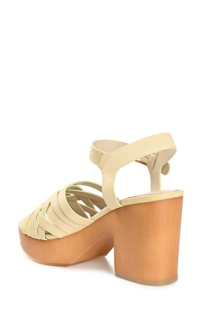Journee Collection Tru Comfort Foam Adsn Sandal In Ivory