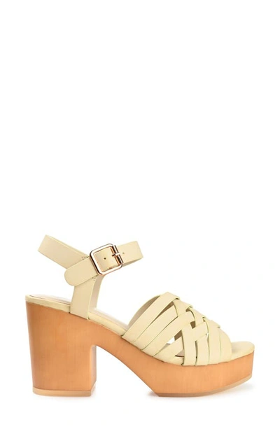 Journee Collection Tru Comfort Foam Adsn Sandal In Ivory