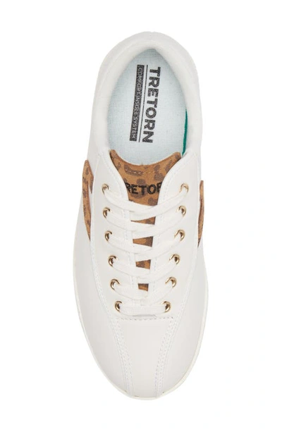 Shop Tretorn Nylite Sneaker In White/ Leopard