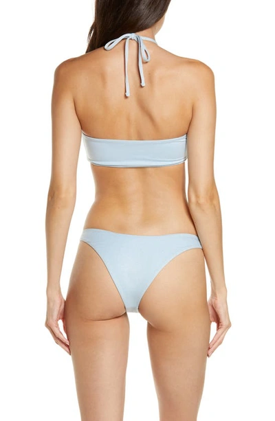 Shop L*space Dawn Strappy Convertible Bikini Top In Sky Blue