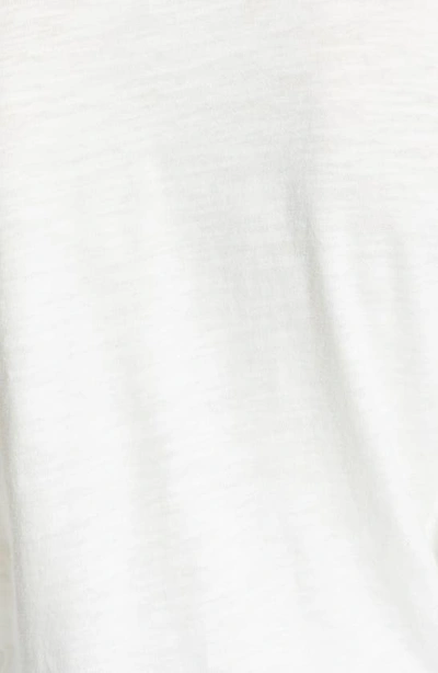 Rag & Bone Classic Slubbed Cotton-jersey Henley T-shirt In White