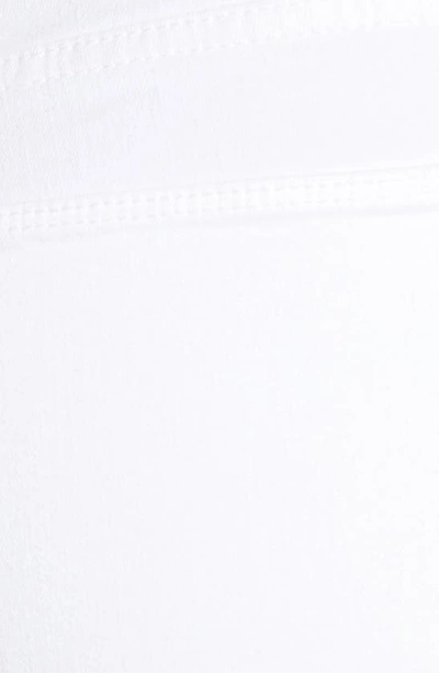 Frame Le High High Rise Ankle Straight-leg Jeans In Blanc In Blanc Destruct