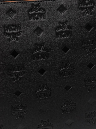 Shop Mcm Medium Aren Crossbody Bag In Black
