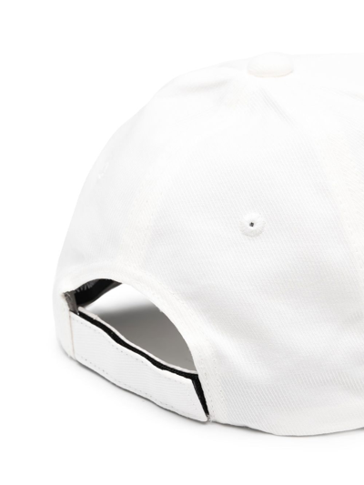 Shop Emporio Armani Logo-patch Cap In White