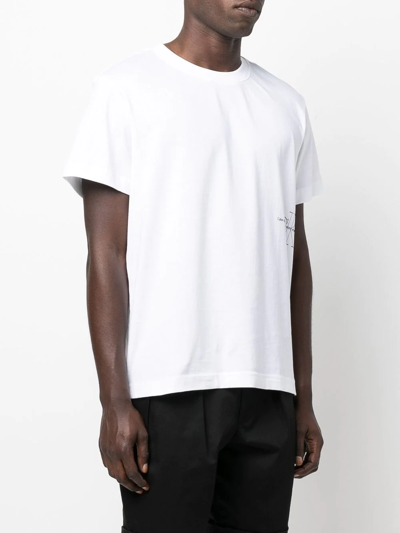 Shop Calvin Klein Jeans Est.1978 Graphic-print Cotton T-shirt In White