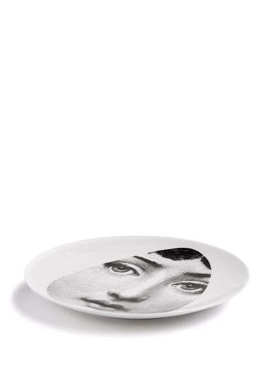 Fornasetti Tema E Variazioni N.59 Wall Plate In White