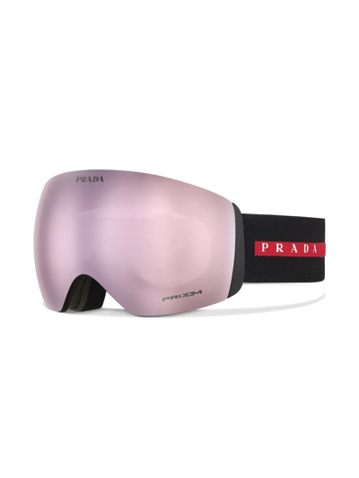 Shop Prada X Oakley Linea Rossa Ski Goggles In Pink