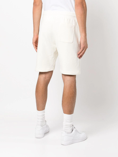 Shop John Elliott Drawstring Straight-leg Shorts In White