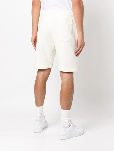 John Elliott Crimson Straight-leg Track Shorts In White
