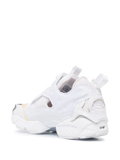 Shop Maison Margiela X Reebok Instapump Fury Sneakers In White