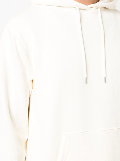 Shop John Elliott Pullover Cotton Hoodie In White