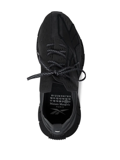 Shop Reebok X Maison Margiela Zig 3d Storm Sneakers In Black