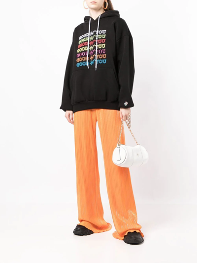 Bapy By *a Bathing Ape® Text Print Hoodie In Black
