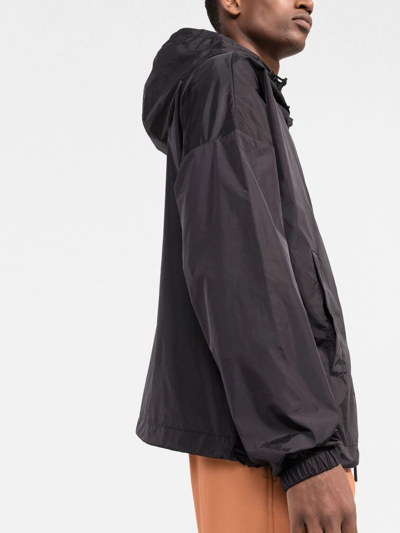 Dsquared2 Lightweight Zip-front Jacket In Black