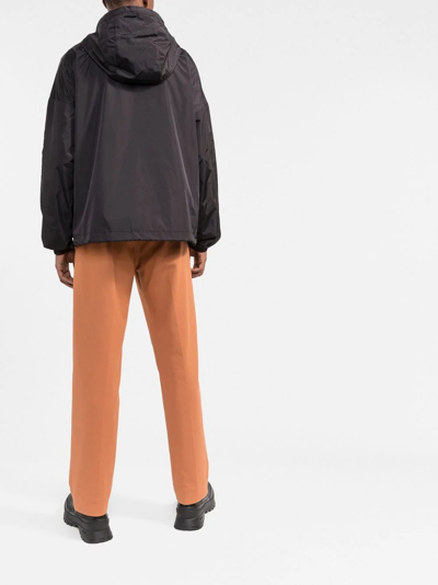 Dsquared2 Lightweight Zip-front Jacket In Black